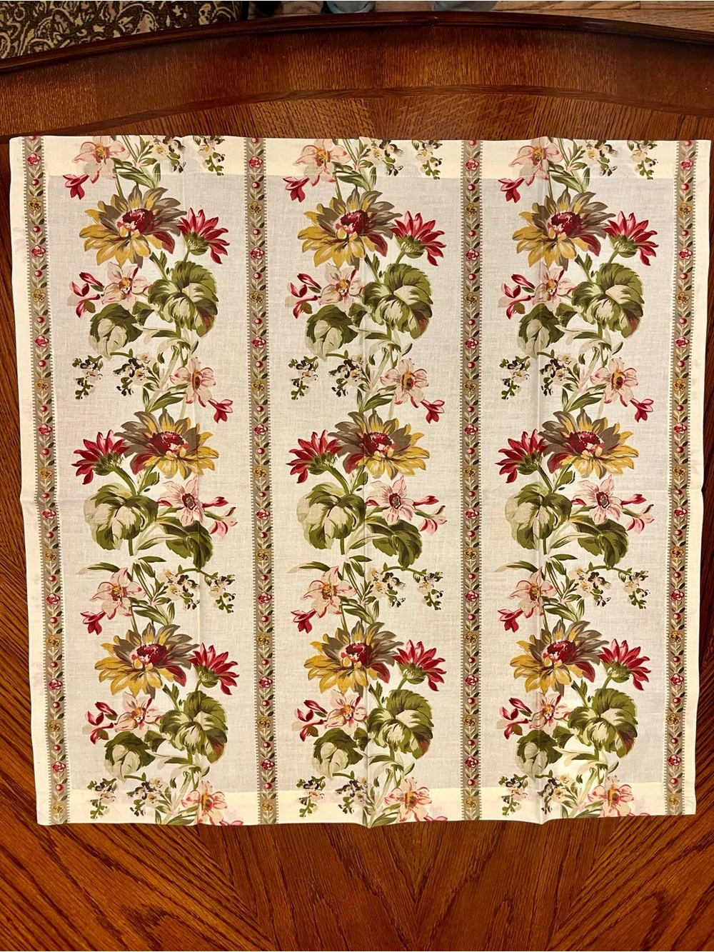 Williams Sonoma Napkins Set of 6 Floral Botanical Cottage Core French Country